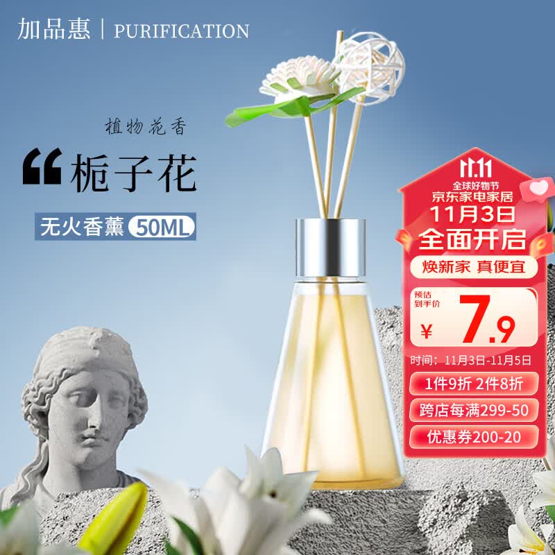 加品惠浴室香氛空气清新剂居家卫生间香氛神器50ml-栀子花2335C属于什么档次？