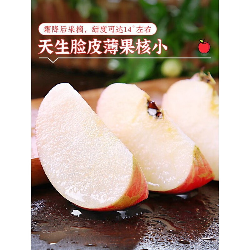 【精选】红富士9斤苹果水果新鲜整箱5斤3斤应当季冰糖心 3斤大果