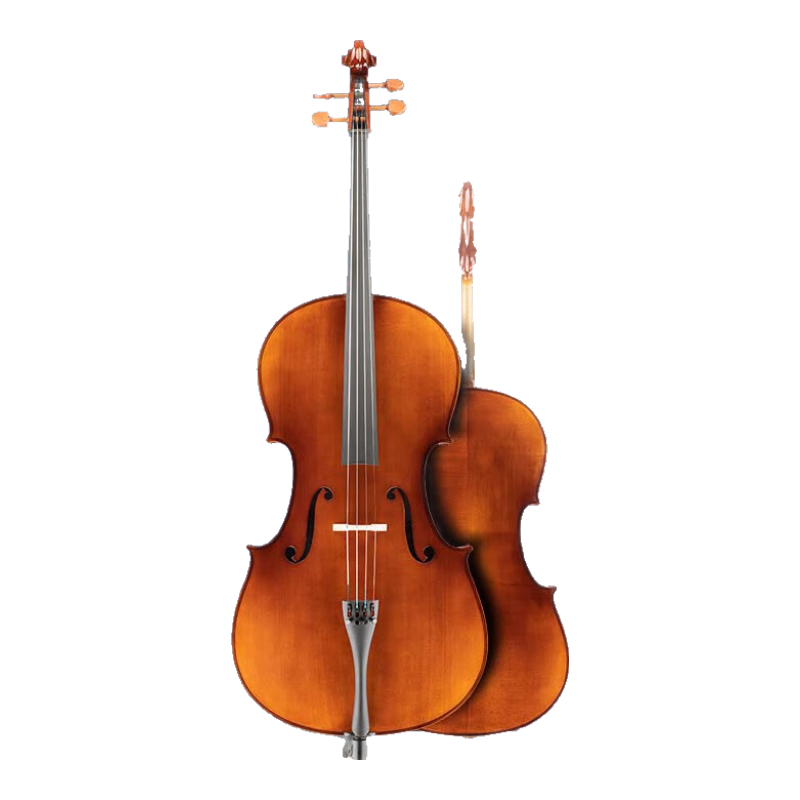 格利蒙那提琴SC200演奏級大提琴手工實(shí)木初學(xué)者成人兒童大提琴專(zhuān)業(yè)級演奏 大提琴SC200 1/4