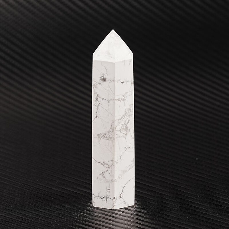 晶来晶往水晶六棱柱摆件单尖7-9cm宝石消磁白粉紫黄红黑蓝色原矿家居