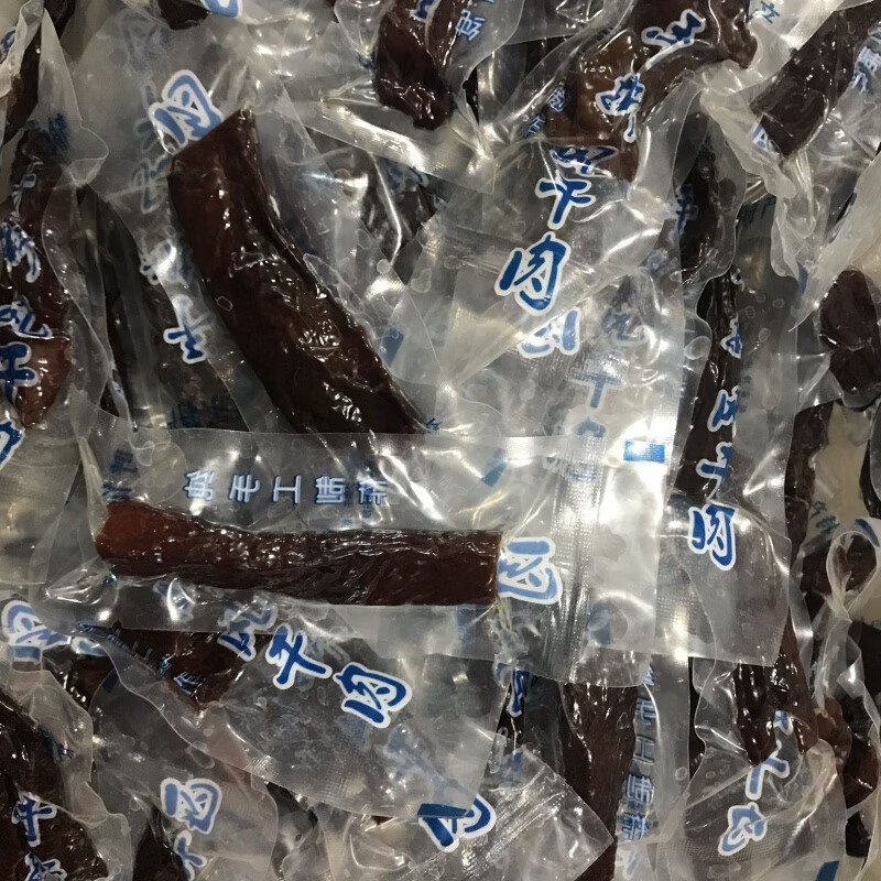 食怀呼伦贝尔风干牛肉干大袋散装手工内蒙古特产 原味 250g