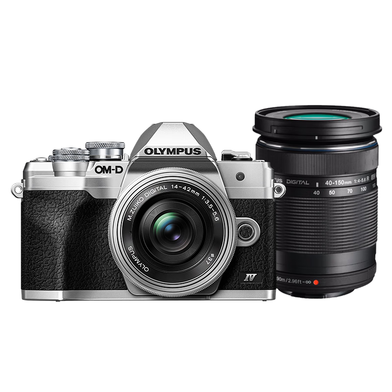 ���ְ�˹��OLYMPUS����֮��E-M10 MarkIV e-m10�Ĵ�΢���޷���� ���� ѧ������ 14-42&��ɫ40-150 ˫ͷ��װ