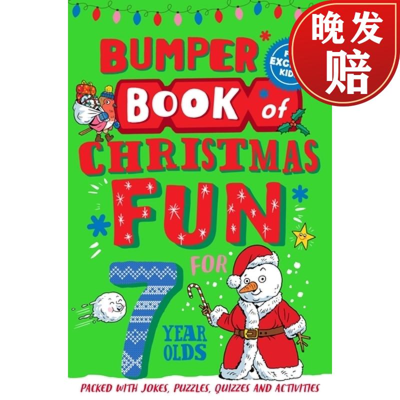 【4周达】bumper book of christmas fun for 7 year olds