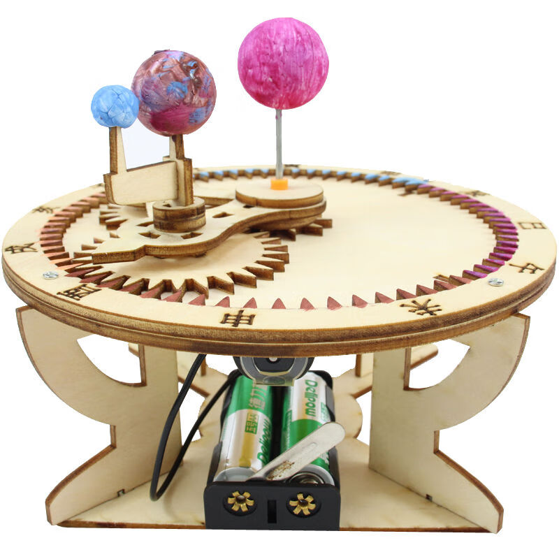 猫印堂科技小制作日地月模型天体演示仪中小学生教具科学实验材料包