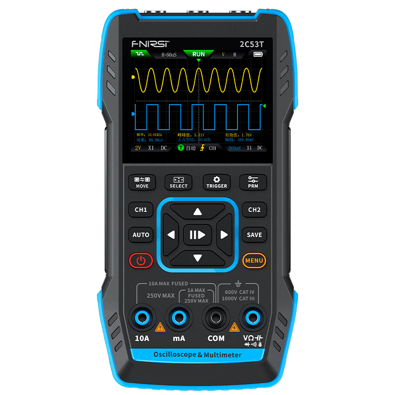 FNIRSI2C53T˫ͨ��ƽ������ʾ������λ�����ñ��źŷ���������һ 2C53T����