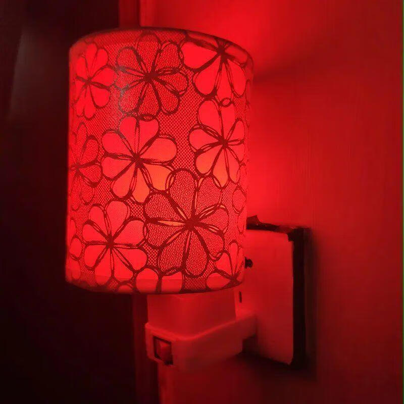 矢向夫妻房间情调灯氛围灯小夜灯插电式遥控变光小夜灯房事助力灯紫色