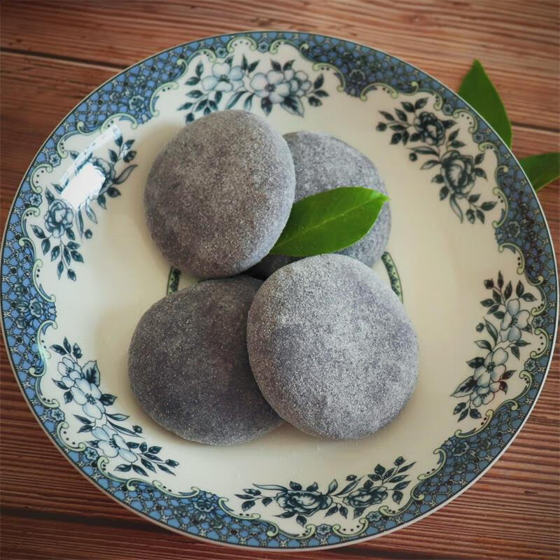 虎钢馋新品乌饭麻糍浙江建德三都特产纯手工糯米糍粑芝麻豆沙1280g