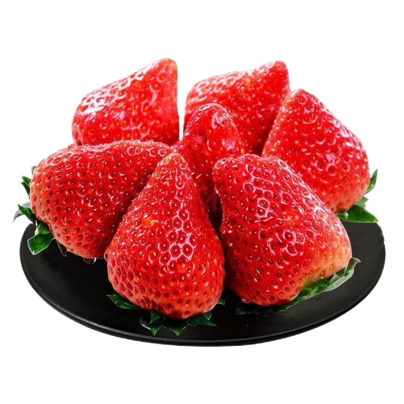 绿水秦川正宗现摘奶油大草莓新鲜水果当季爆甜凉山新鲜巧克力草莓生鲜整箱 精选2斤实惠家庭装 净重1.4斤【单果约为9g+小果】