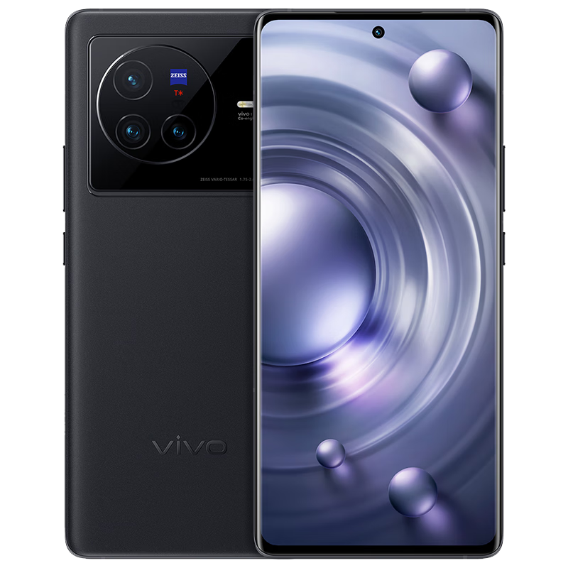 vivo X80 5G手机 8GB+128GB 至黑