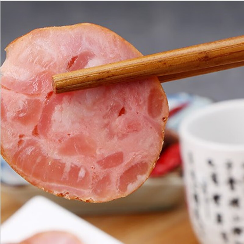 隽颜堂得利斯220克肘花火腿 即食猪皮火腿香肠 汉堡沙拉泡沫火腿肠