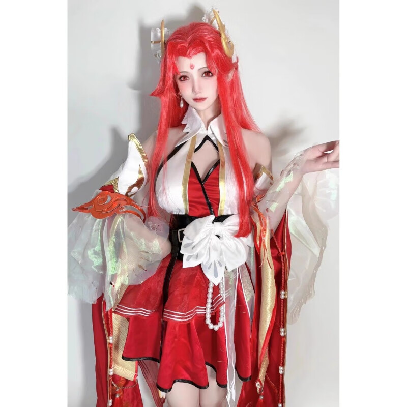 萌奇堡貂蝉cos服全套王者荣耀貂蝉唤灵魅影cosplay配饰套装卡通周边