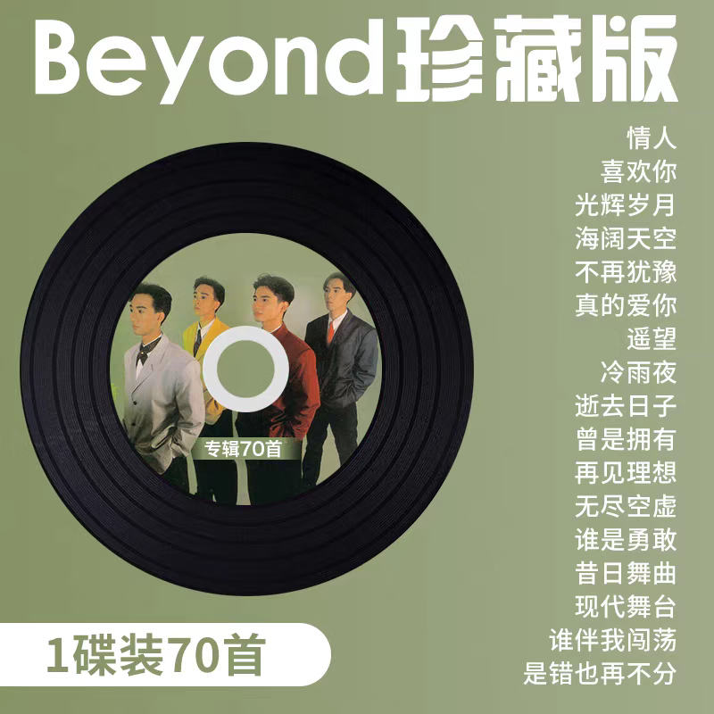 beyond黄家驹cd专辑唱片粤语经典老歌无损高音质汽车载cd光盘碟片
