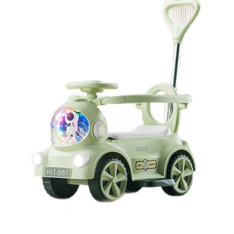 BABYPURE SHINE兒童電動(dòng)車(chē)四輪汽車(chē)1-4歲摩托車(chē)嬰兒寶寶玩具滑行溜溜扭扭車(chē) 中國(guó)紅 遙控加大電瓶+藍(lán)牙+發(fā)泡靜輪