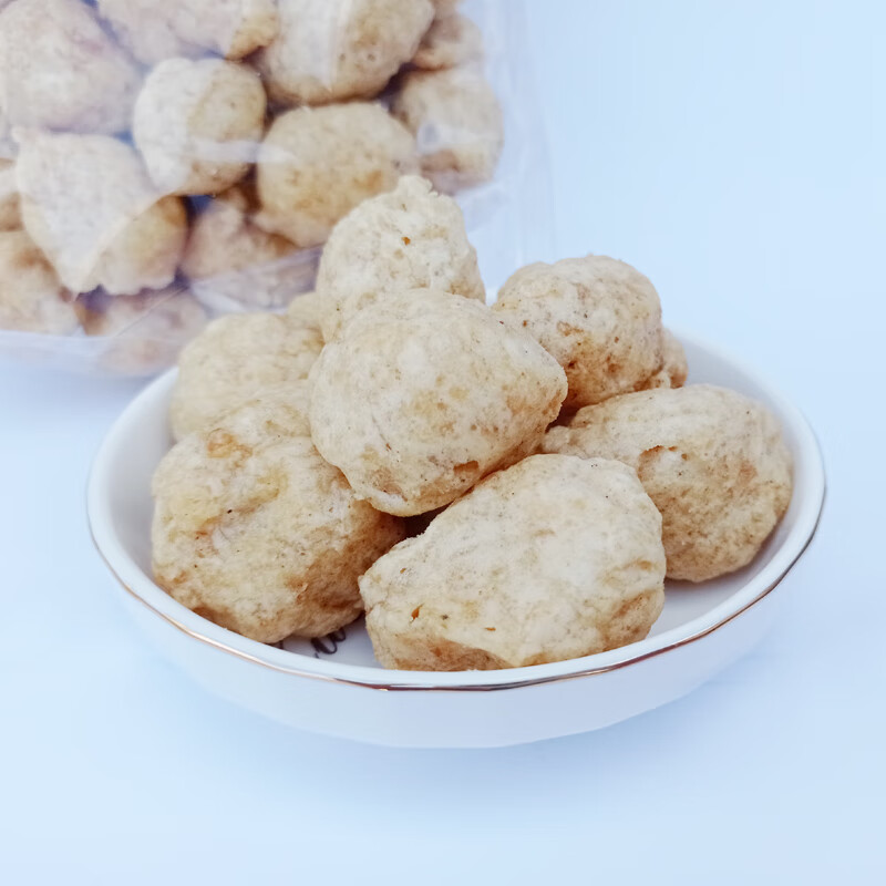 tlxt汕尾特产陆丰南塘特产炸鱼丸虾头丸即食鱼丸手工鱼丸即食零食小吃