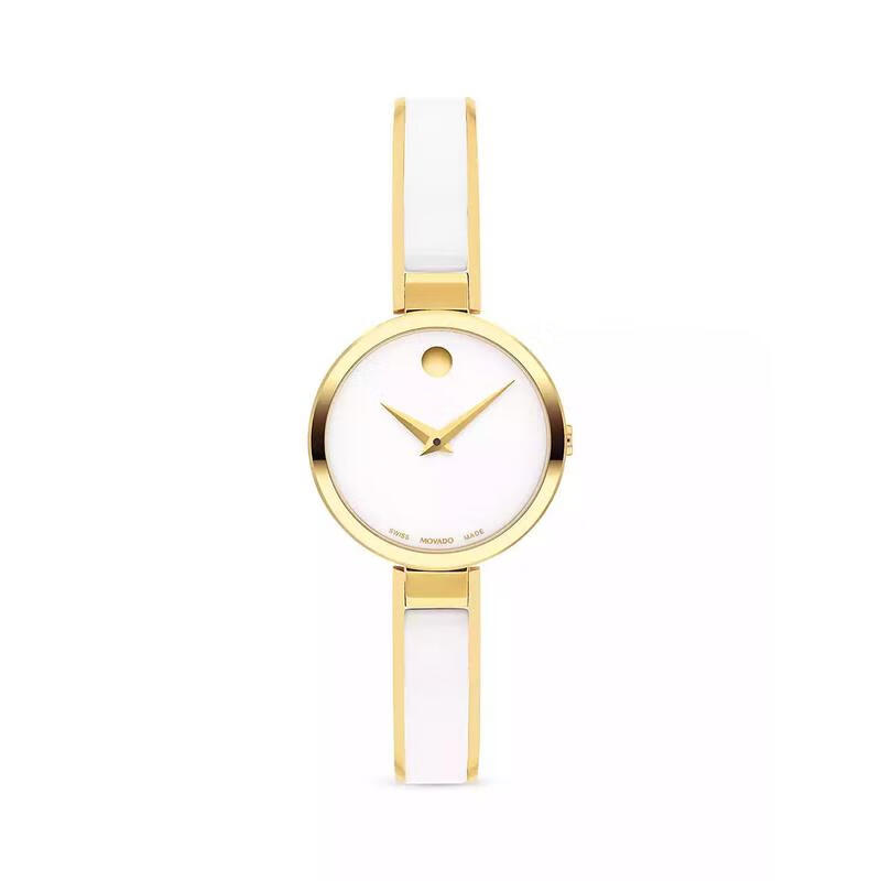 摩凡陀（Movado）瑞士手表女Moda系列手鐲式女表時(shí)裝腕表 送女友情人節禮物 0607715
