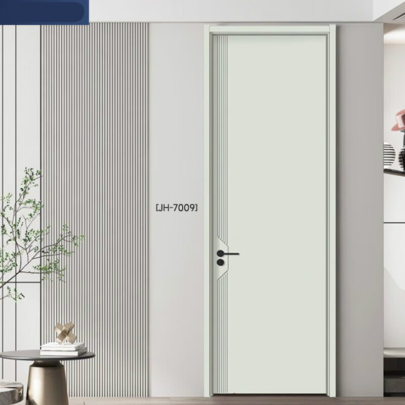 美克杰轻奢实木复合门室内木门平开式卧室房间门批发厂家 套装