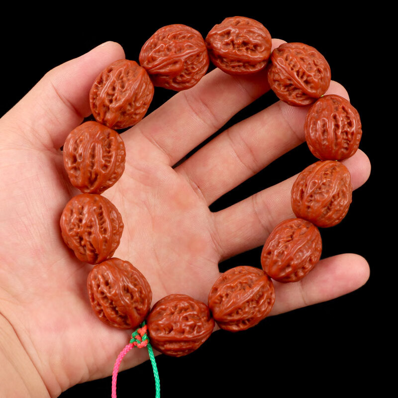 手链佛珠橄榄核形手串手玩把件男女八棱 包浆/龙脊背小八棱手串/11颗