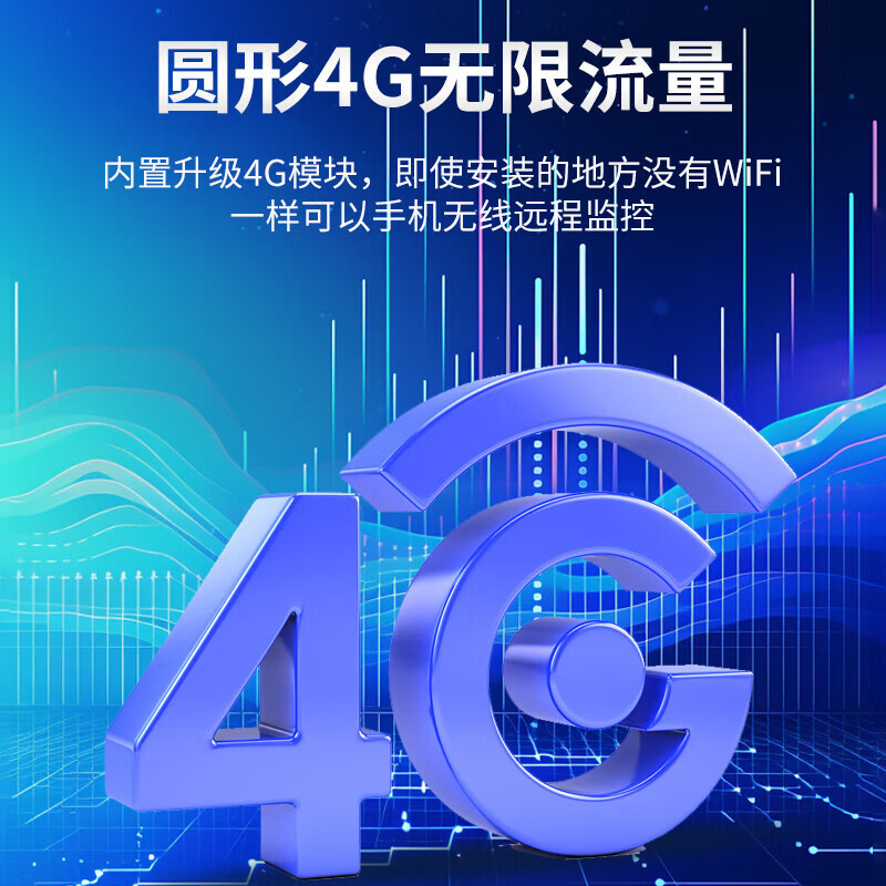宝宸邦高清摄像头家用室内室外红外夜视无线网络监控器手机远程摄像机免插电录像器摄影头看家360度 高清远程流量卡版（32G）