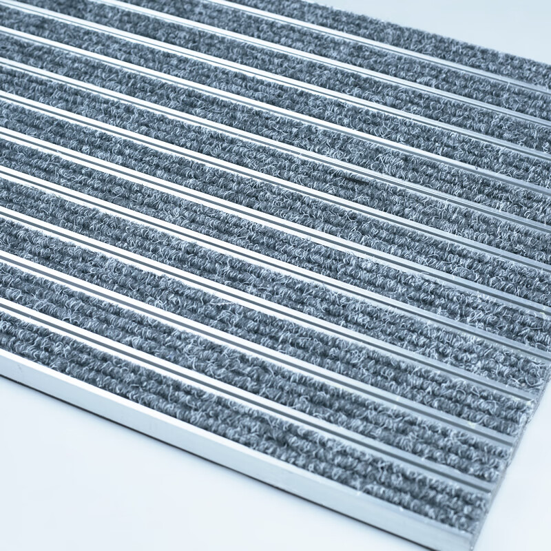 8铝合金地垫肯德基门口刮泥坑毯擦泥脚垫店面不锈钢金属防尘地毯 嵌入