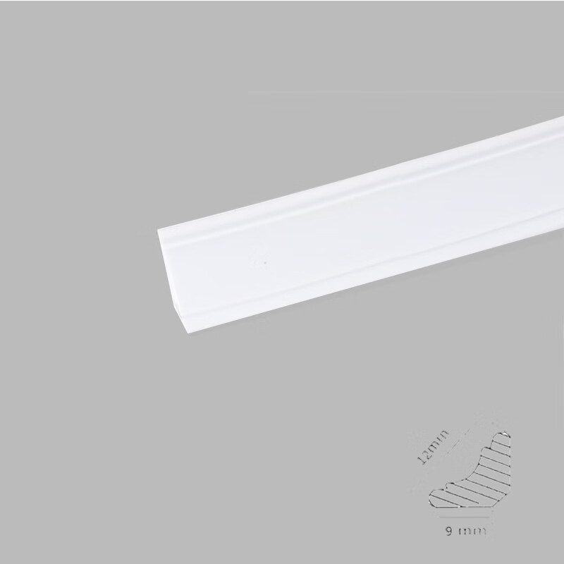 稞稊程粟极窄顶角线装饰条吊顶线条房顶板美缝三角收边pvc自粘阴角条