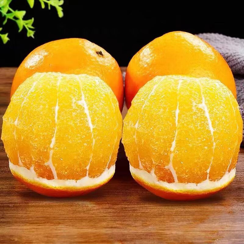 千园九味九月红果冻橙 新鲜水果当季时令应季现摘手剥橙子整箱桔橘子 精选净重5斤单果【60-70mm】