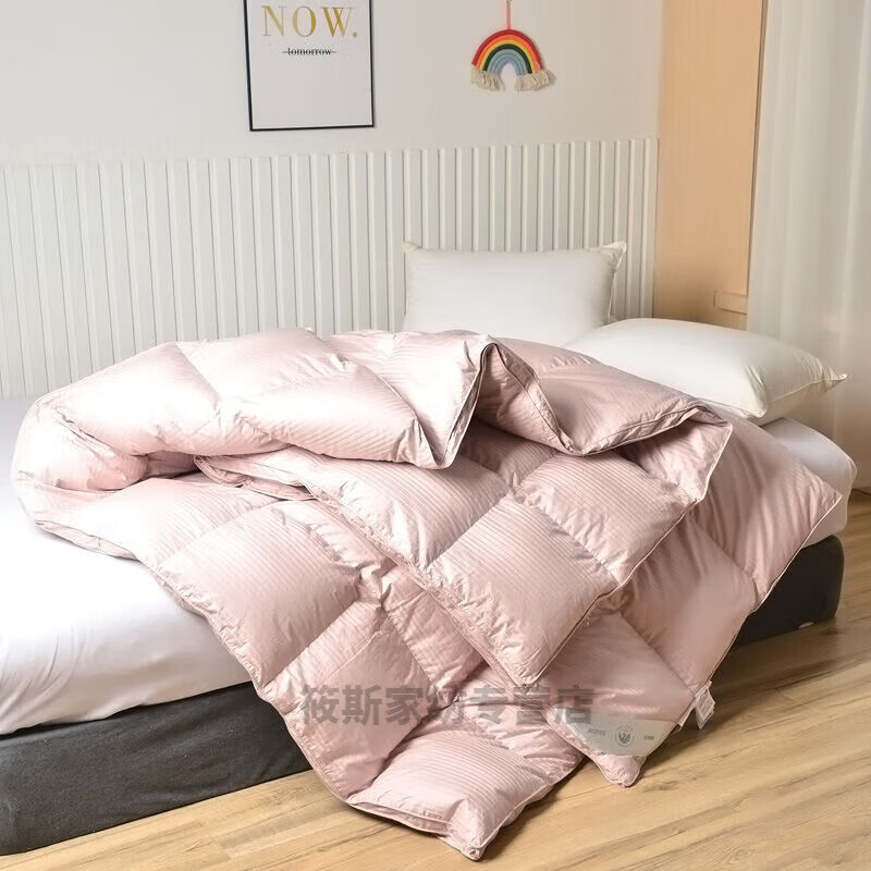 睦乔羽绒被子鹅绒95白冬被五星级酒店加厚保暖春秋芯 升级保暖静音