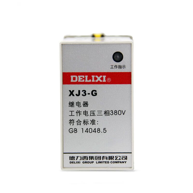 德力西xj3-g ac380v断相缺相保护继电器三相不平衡电机相序保护器 xj3