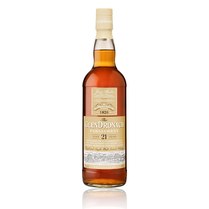 格兰多纳（GLENDRONACH）21年国会单一麦芽威士忌原装进口洋酒雪莉桶700ml 21年单一麦芽700ml