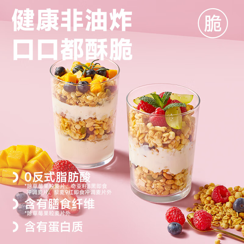 欧扎克欧扎克水果坚果麦片燕麦片100g早餐即食多口味麦片tk 袋装 100g 水果坚果麦片100g