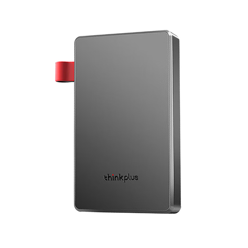 联想(ThinkPlus)2TB移动固态硬盘Type-C USB3.2高速传输540MB/s轻薄便携手机平板电脑备份外置存储器