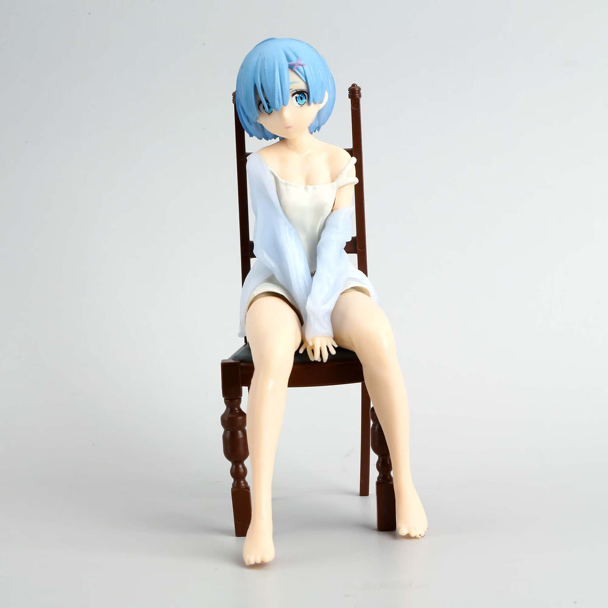 莫肖尔蕾姆手办软体从零开始异世界生活睡衣蕾姆景品坐椅子坐姿动漫