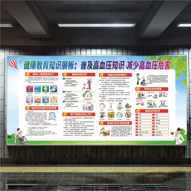 梦茜儿(mexemina)健康教育宣传栏 医院公共卫生服务知识健康教育宣传