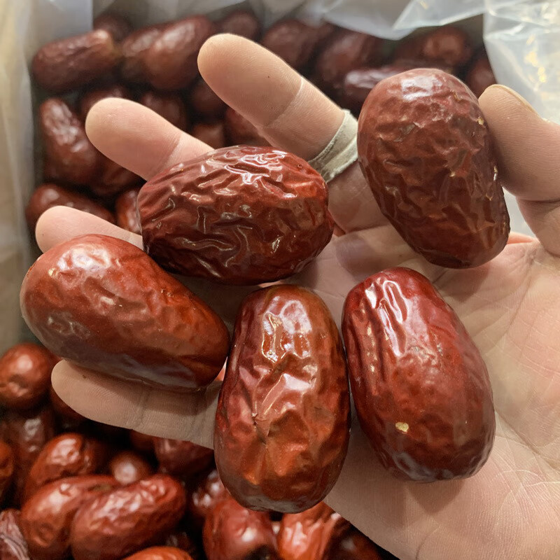 大颗粒新疆红枣和田大枣特大玉枣阿克苏特产骏枣干 1斤包
