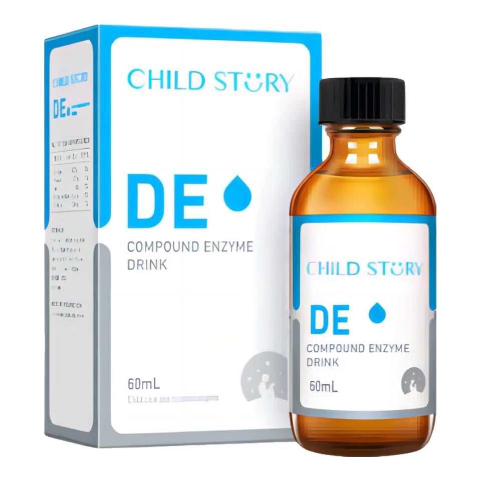 童年故事Child Story復合酶DE飲品 兒童消化酶蛋白酶滴劑 美國原裝進口 60ml