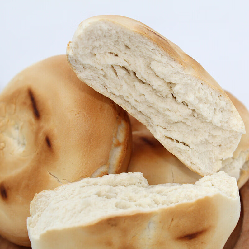 虎钢馋山东火烧饼潍坊特产杠子头手工硬面火烧馍馍馒头北方烧饼面食20