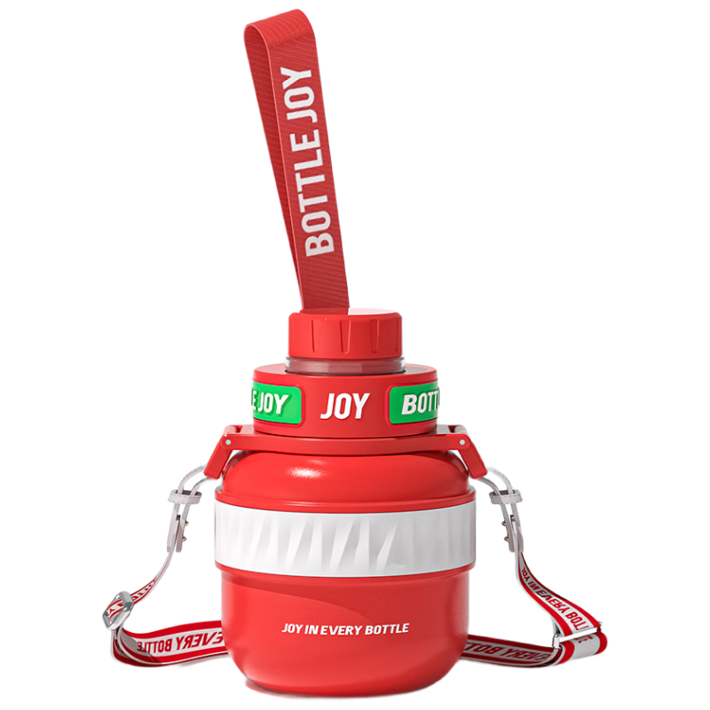 BOTTLED JOY吨吨保温杯王一博316不锈钢大容量吨吨桶背带便携男女学生水杯子