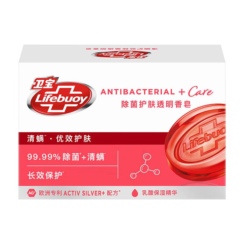 清扬（CLEAR）男士平衡净肤祛痘控油沐浴露600ml+卫宝除螨香皂105gC罗黎明觉醒