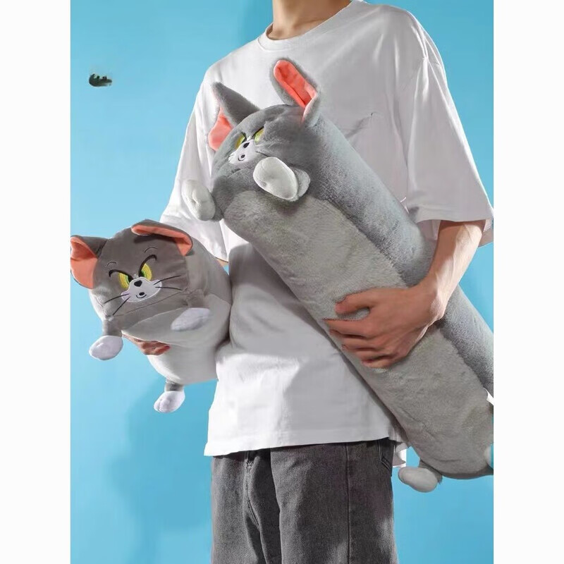 梵达森（FAN DA SEN）猫和老鼠TOM汤姆猫咪长条抱枕床上超软夹腿抱睡公仔沙发毛绒玩偶 汤姆猫【收藏关注加急发货】 105厘米【-仅剩88件】