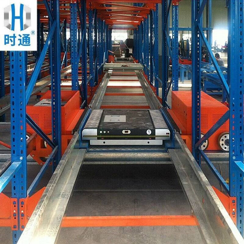 时通货架立体库智能仓库房托盘式四向穿梭车仓储物流半自动化设备