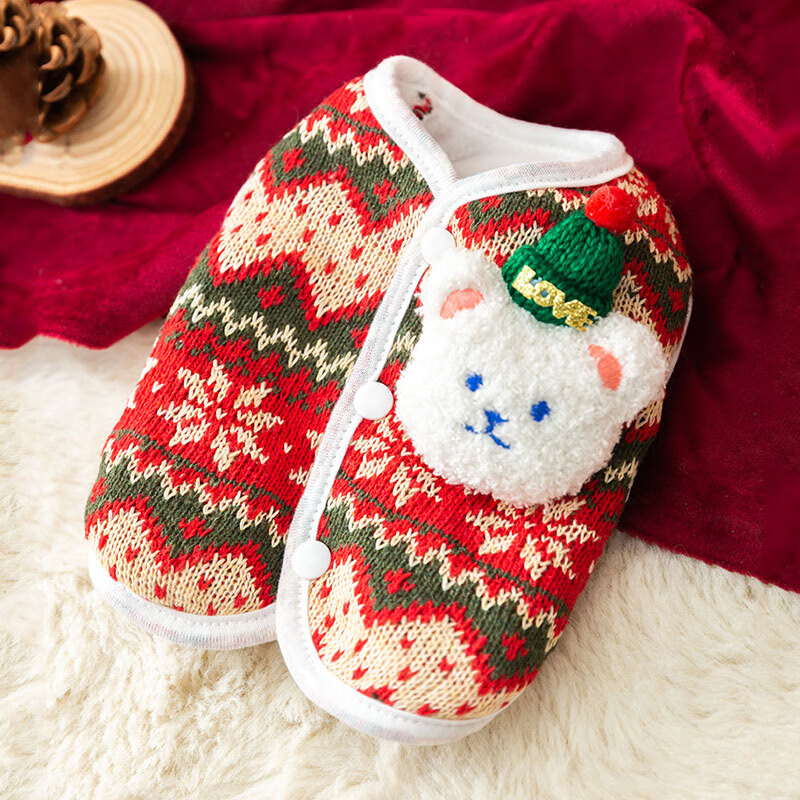 ��Ƥ����hipidog�����ﹷ������С��ʥ����֯��С����Ȯ�Ӻ�ů�·�̩�ϱ����ﶬ�� ���޺� M 90.6Ԫ��4��(��22.65Ԫ/��)