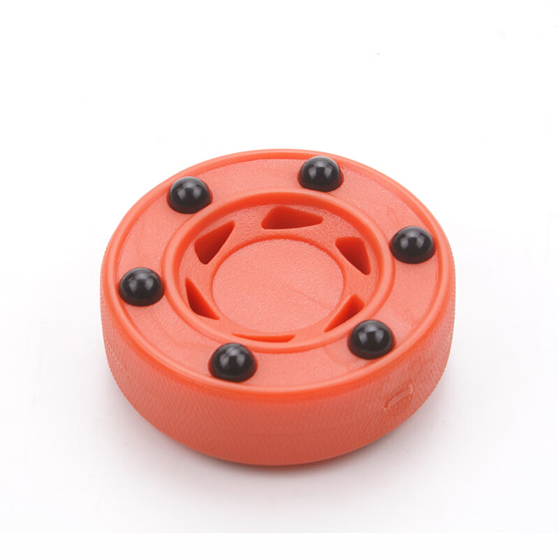 悦奇达陆地冰球轮滑冰球旱地冰球 成人儿童冰球 扁曲棍训练用球滚珠