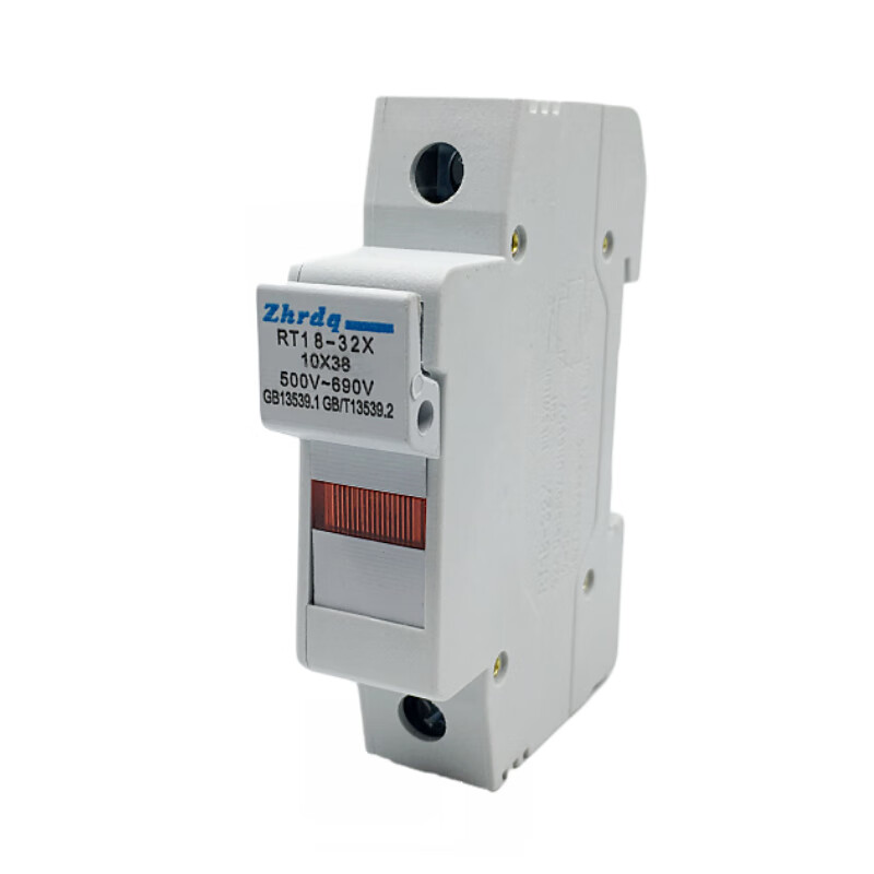 扑哩扑剌陶瓷保险丝管rt18-32x带灯保险熔断器底座ro15导轨rt14 10x38