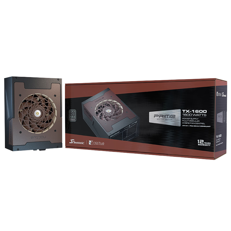 ���ϣ�SEASONIC��èͷӥ������Դ PRIME NOCTUA 1600W ֧��5090/9070
