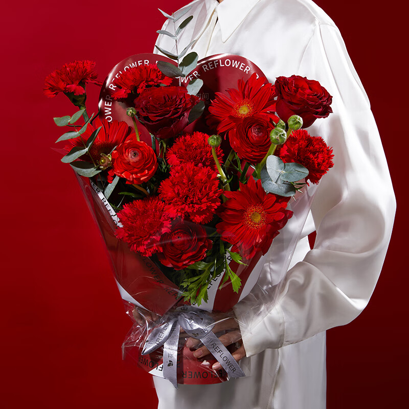 京东鲜花三八妇女节38女神节礼物玫瑰花康乃馨鲜花送妈妈（包装纸随机）高性价比高么？