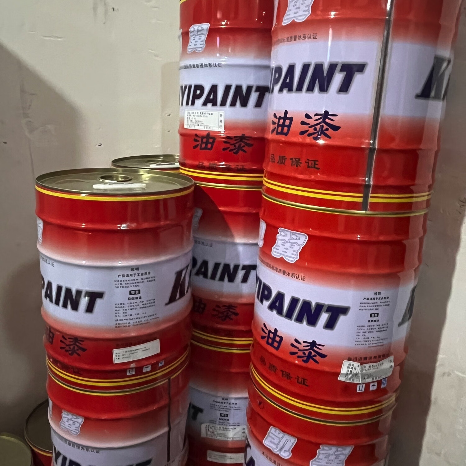 凯利油漆凯翼氨基烘干磁漆工程机械高光油漆大桶环氧全套通用型 白