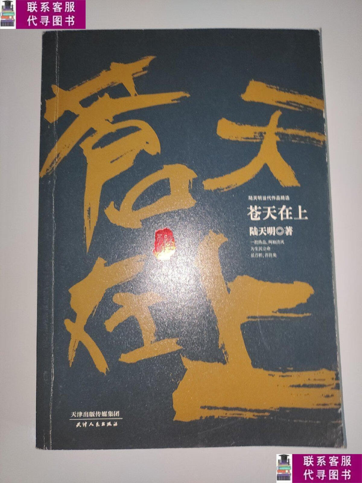 【二手9成新】陆天明当代作品精选:苍天在上 /陆天明 天津人民出