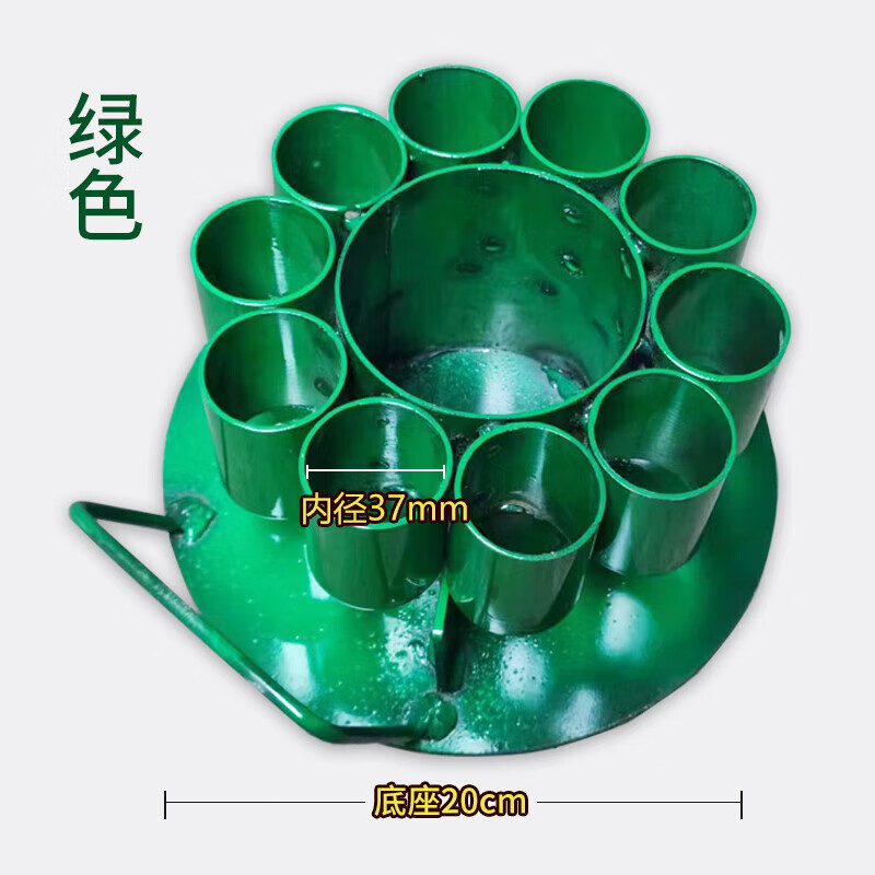 绿野客二踢脚发射器十连发户外二踢脚礼炮家用子双响炮台驱鸟放炮神器