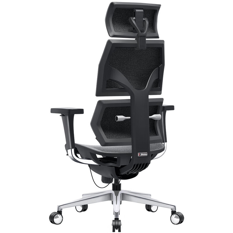 工学至尊i5 骶位支撑女生人体工学椅学生学习椅小个子专用椅子女士电脑椅 黑框科技灰(8D扶手)