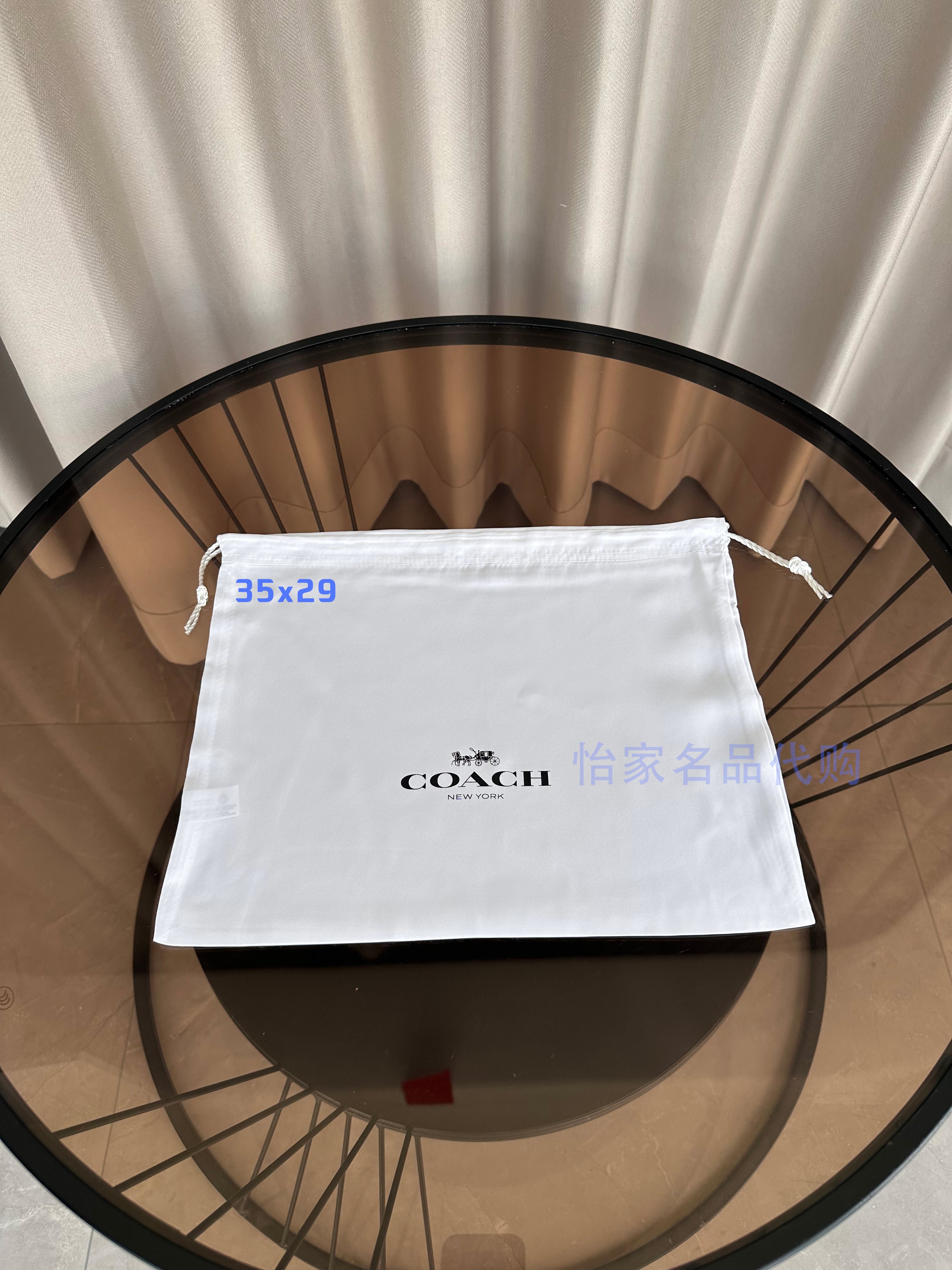 袋coach蔻驰专柜礼盒 蔻驰柜姐 全新专柜奥莱包装袋 专柜小号防尘袋