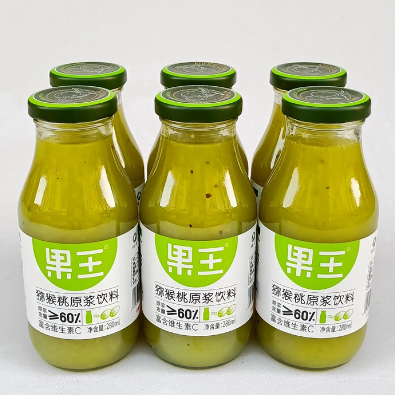 i猕猴桃汁果粒果汁礼盒湘凰吉首特产老爹生物奇异果饮料 6瓶*280ml果